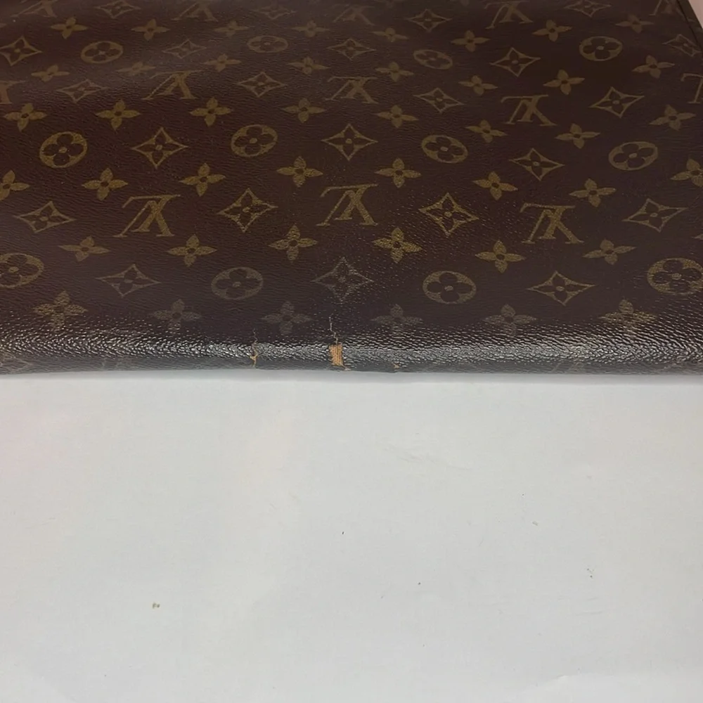 Louis Vuitton Pouch Document Holder 1988 Louis Vuitton Clutch LV Monogram Bag